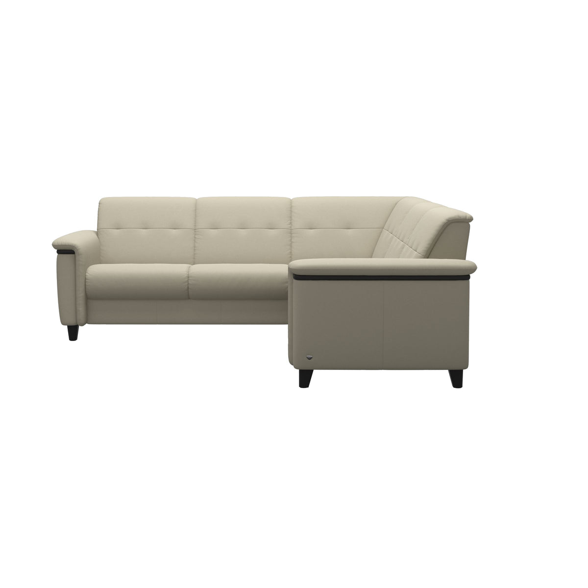 Flora C22 Corner - Paloma Light Grey - Black