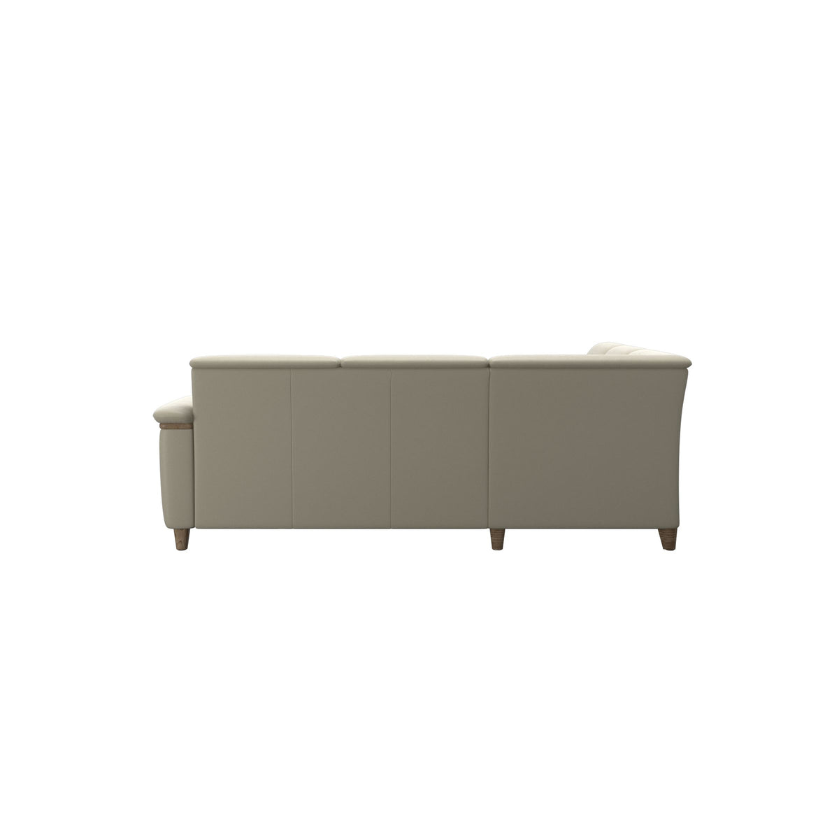 Flora C22 Corner - Paloma Light Grey - Smoked Oak
