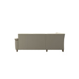 Flora C22 Corner - Paloma Light Grey - Smoked Oak