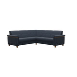 Flora C22 Corner - Paloma Oxford Blue - Teak