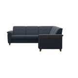 Flora C22 Corner - Paloma Oxford Blue - Teak