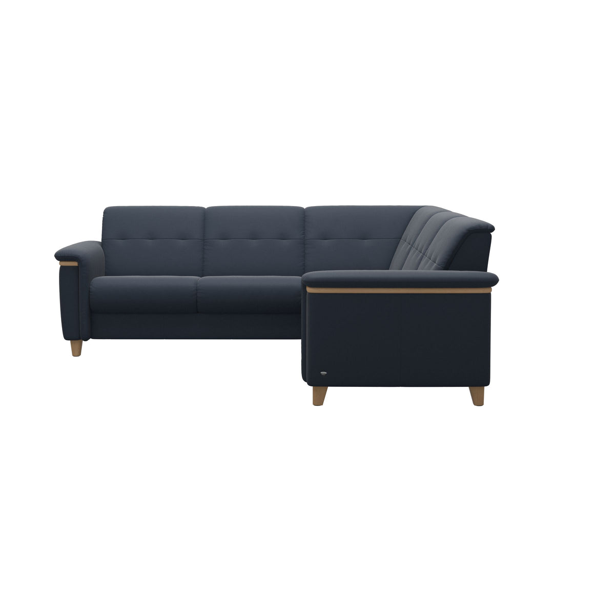 Flora C22 Corner - Paloma Oxford Blue - Oak