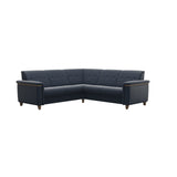 Flora C22 Corner - Paloma Oxford Blue - Smoked Oak