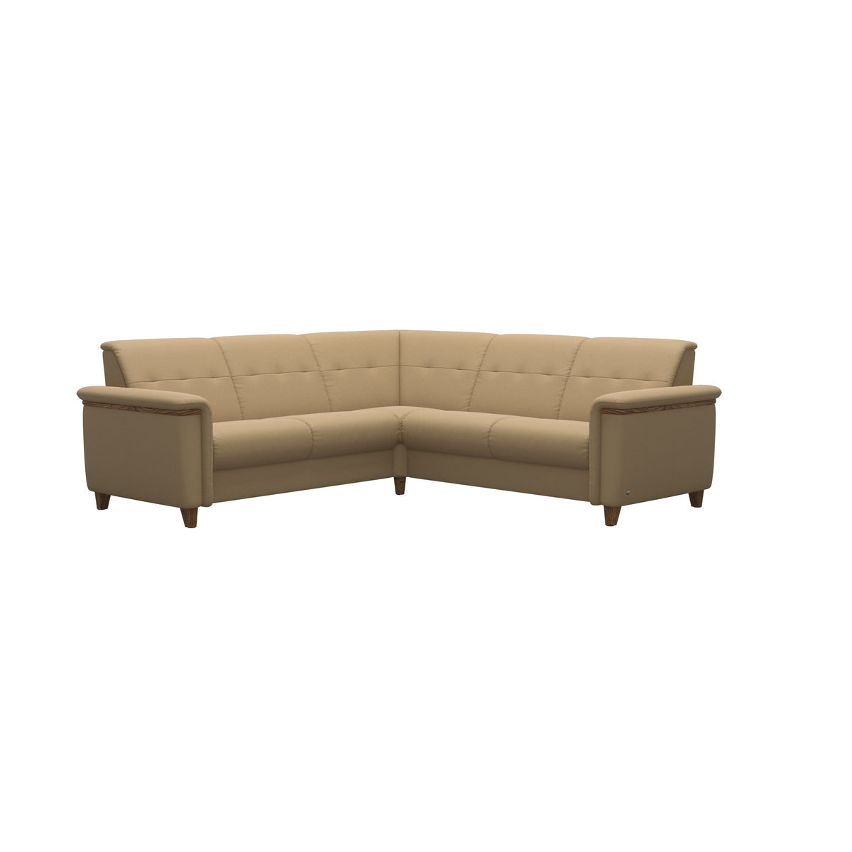 Flora C22 Corner - Paloma Sand - Teak