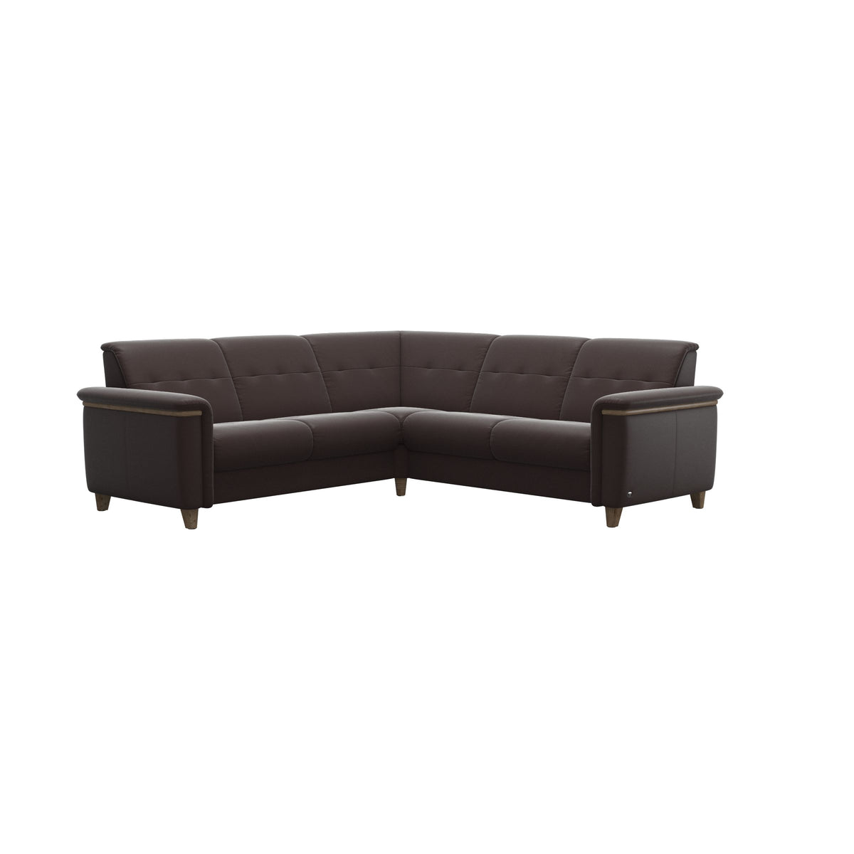 Flora C22 Corner - Paloma Chocolate - Smoked Oak