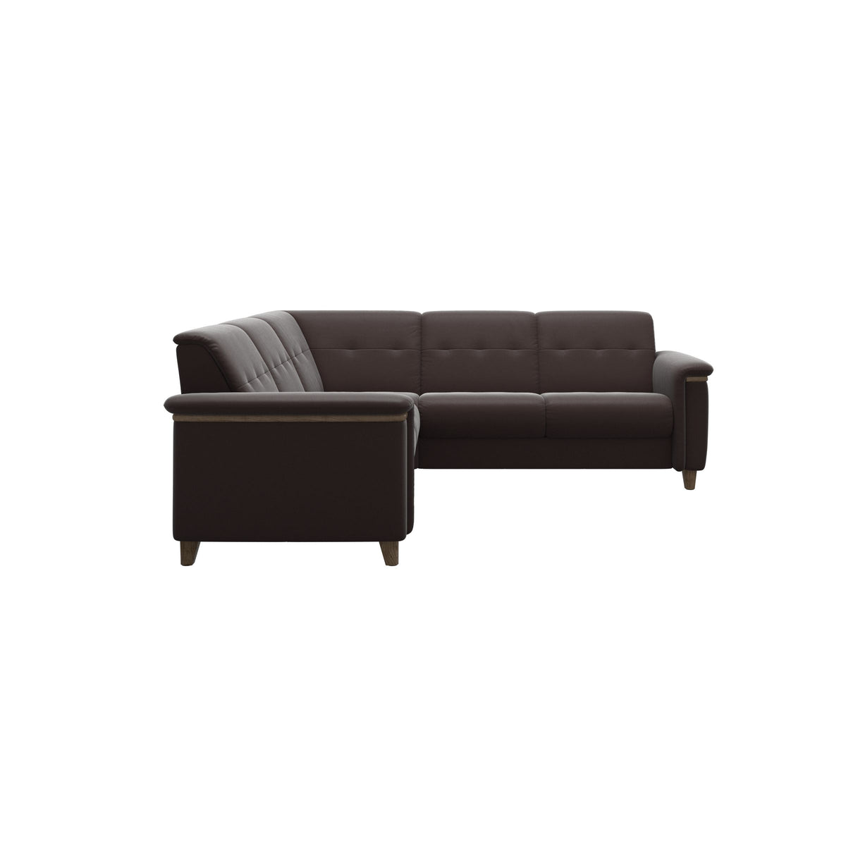 Flora C22 Corner - Paloma Chocolate - Smoked Oak