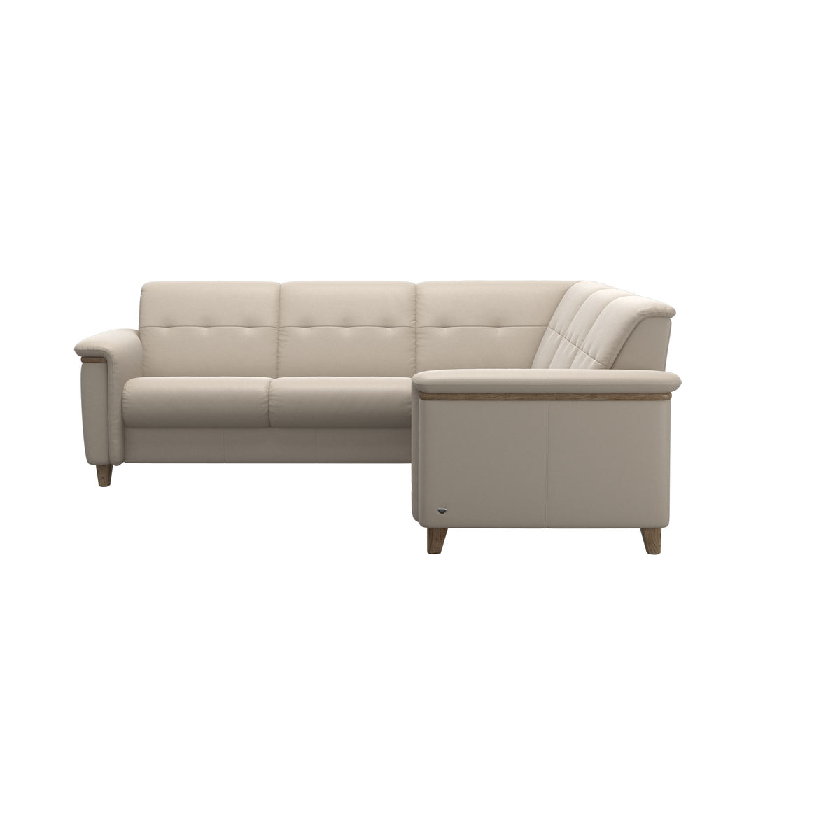 Flora C22 Corner - Paloma Fog - Smoked Oak