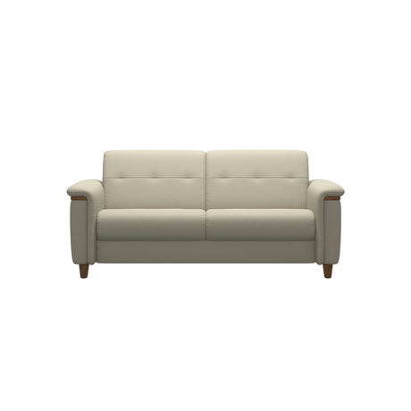 Flora 2.5-Seater - Paloma Light Grey - Teak
