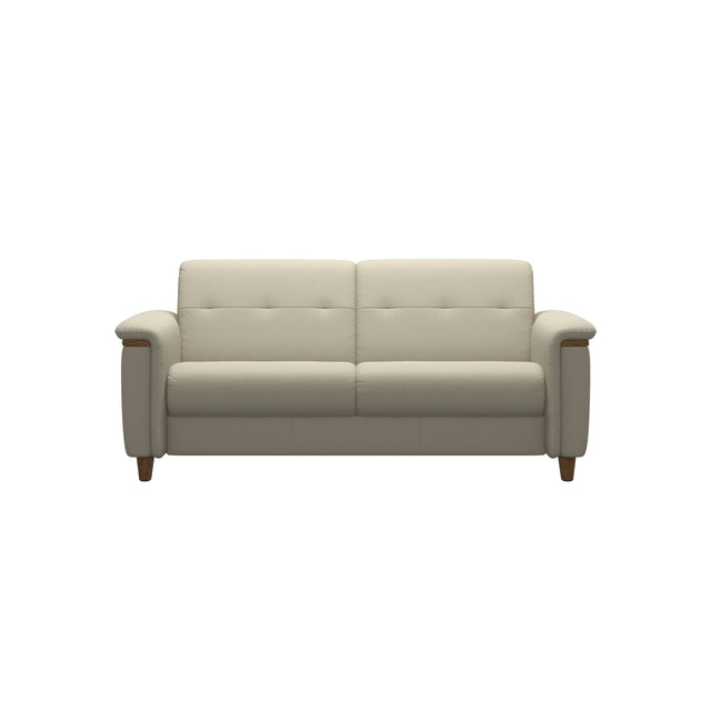 Flora 2.5-Seater - Paloma Light Grey - Teak