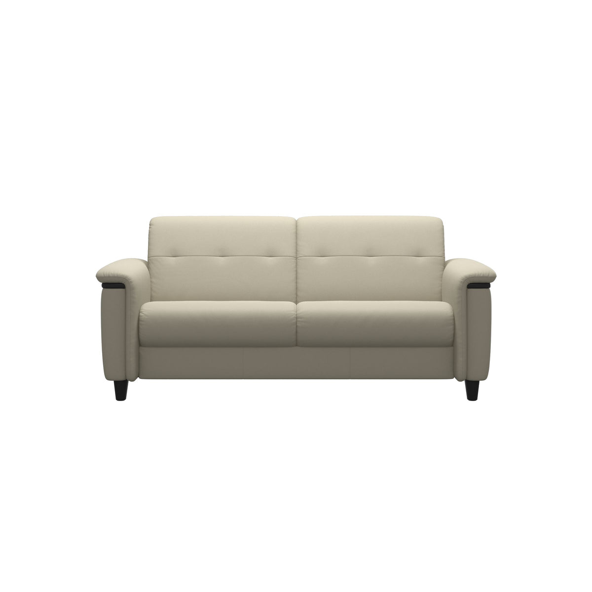 Flora 2.5-Seater - Paloma Light Grey - Black