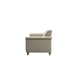 Flora 2.5-Seater - Paloma Light Grey - Smoked Oak