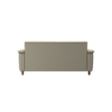 Flora 2.5-Seater - Paloma Light Grey - Smoked Oak