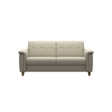 Flora 2.5-Seater - Paloma Light Grey - Smoked Oak