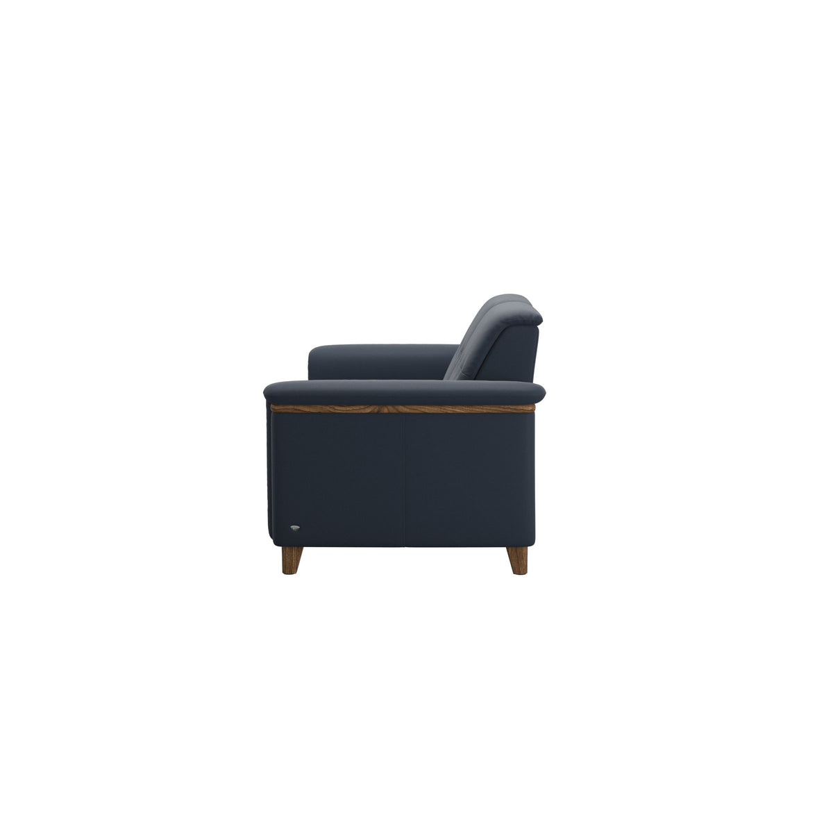 Flora 2.5-Seater - Paloma Oxford Blue - Teak
