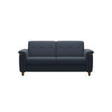 Flora 2.5-Seater - Paloma Oxford Blue - Teak