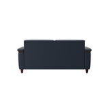 Flora 2.5-Seater - Paloma Oxford Blue - Brown