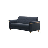Flora 2.5-Seater - Paloma Oxford Blue - Oak