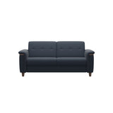Flora 2.5-Seater - Paloma Oxford Blue - Walnut