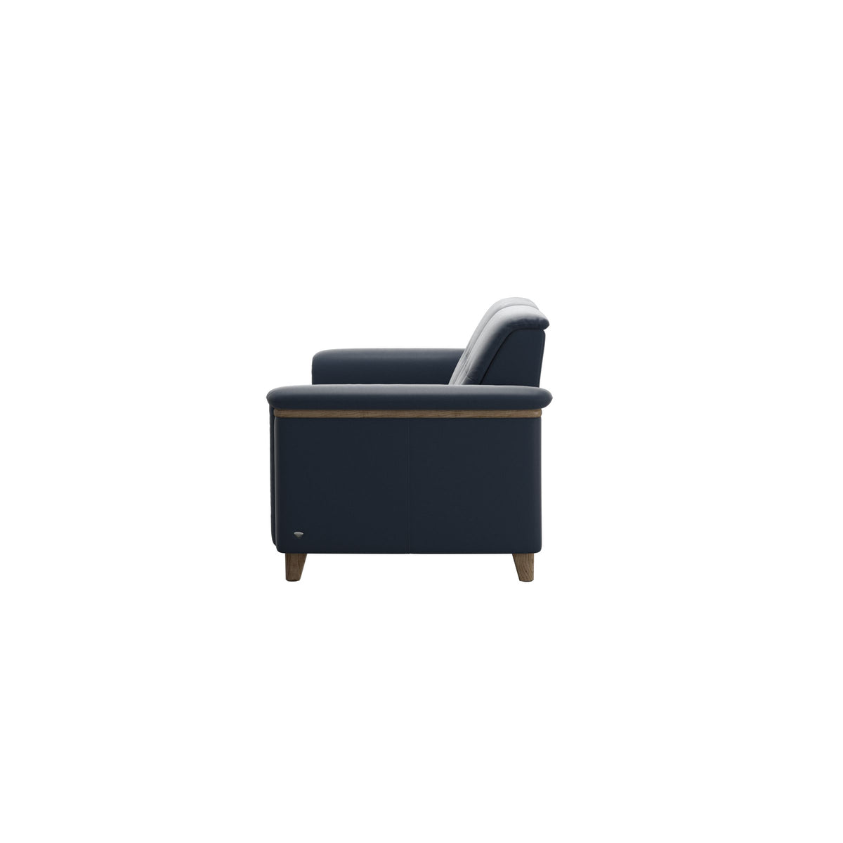 Flora 2.5-Seater - Paloma Oxford Blue - Smoked Oak