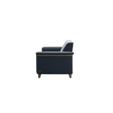 Flora 2.5-Seater - Paloma Oxford Blue - Smoked Oak