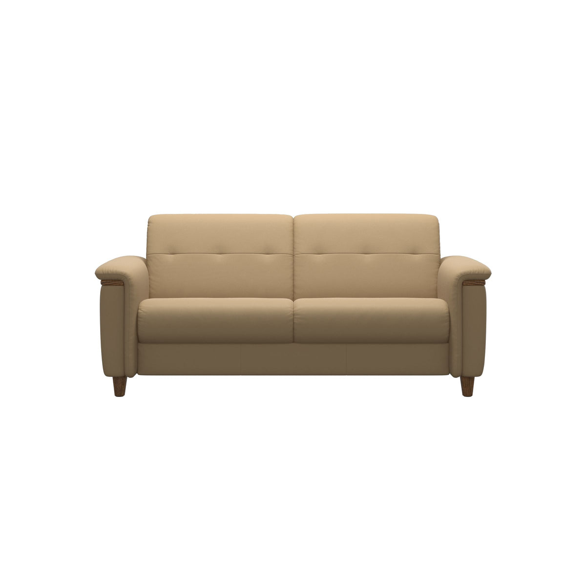 Flora 2.5-Seater - Paloma Sand - Teak