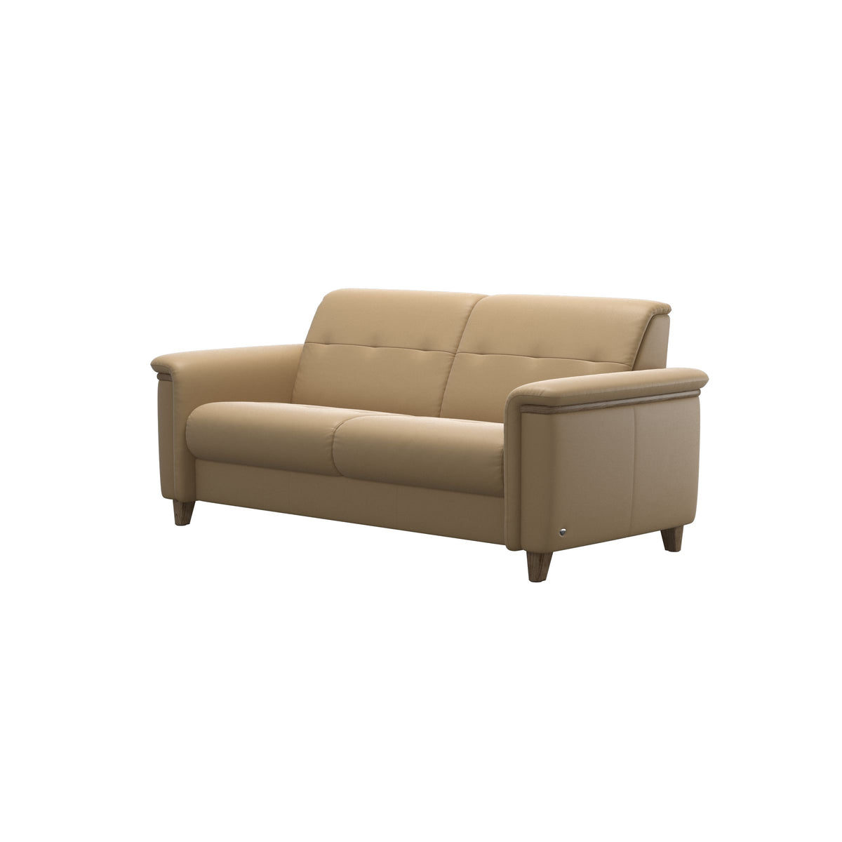 Flora 2.5-Seater - Paloma Sand - Smoked Oak