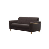 Flora 2.5-Seater - Paloma Chocolate - Oak
