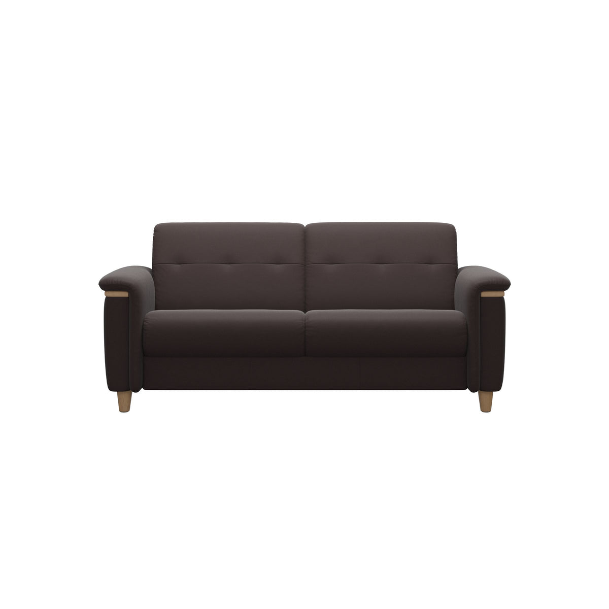 Flora 2.5-Seater - Paloma Chocolate - Oak