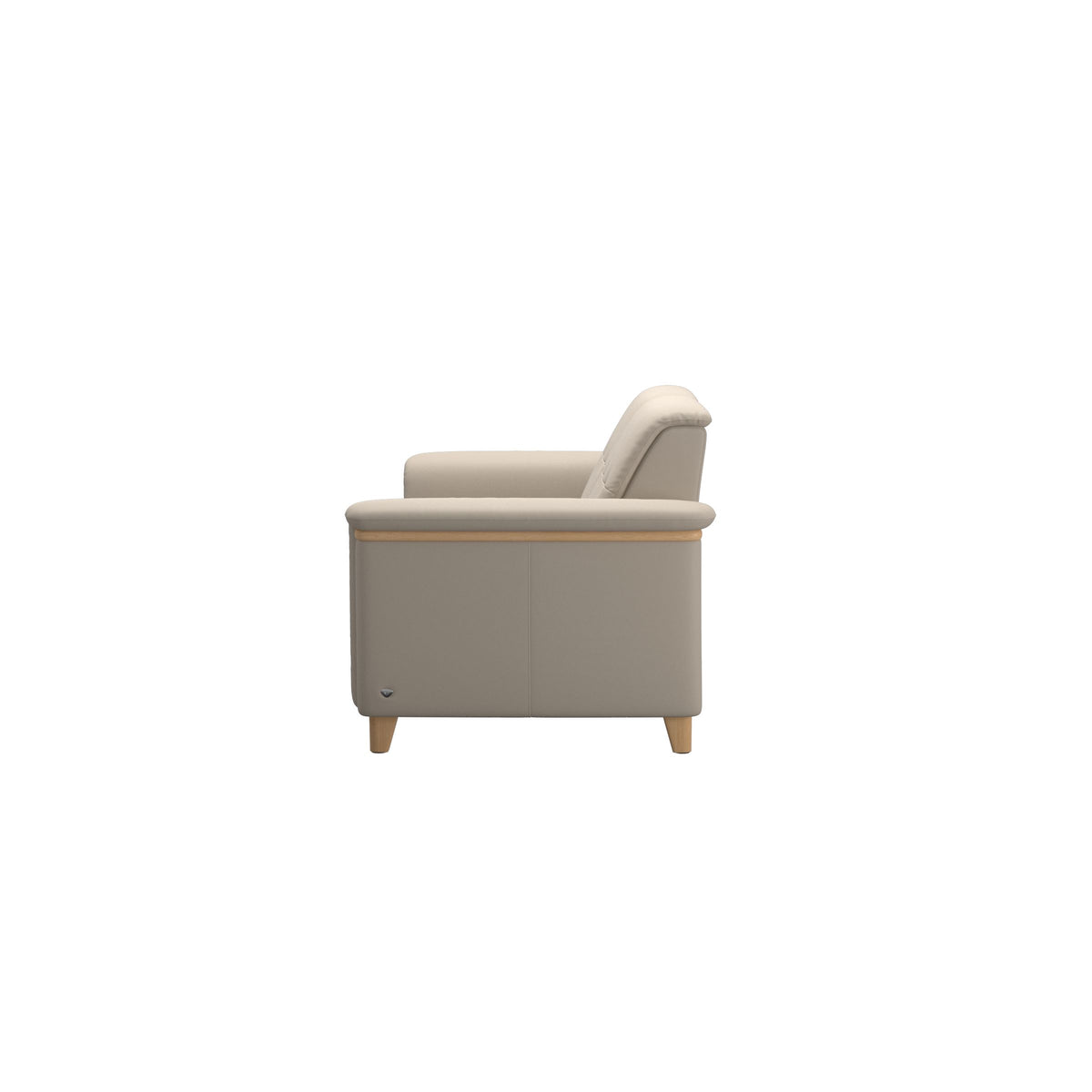 Flora 2.5-Seater - Paloma Fog - Oak