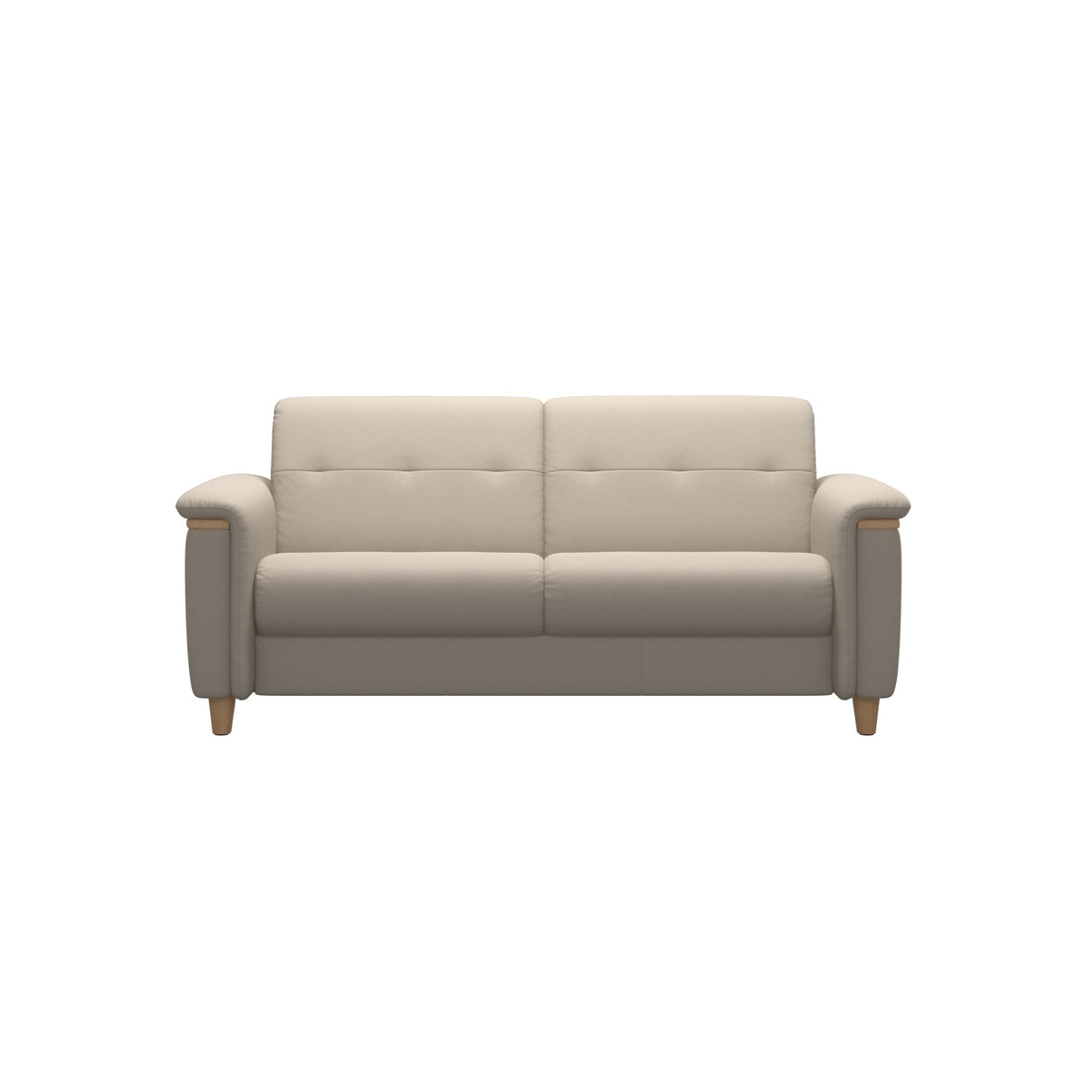 Flora 2.5-Seater - Paloma Fog - Oak