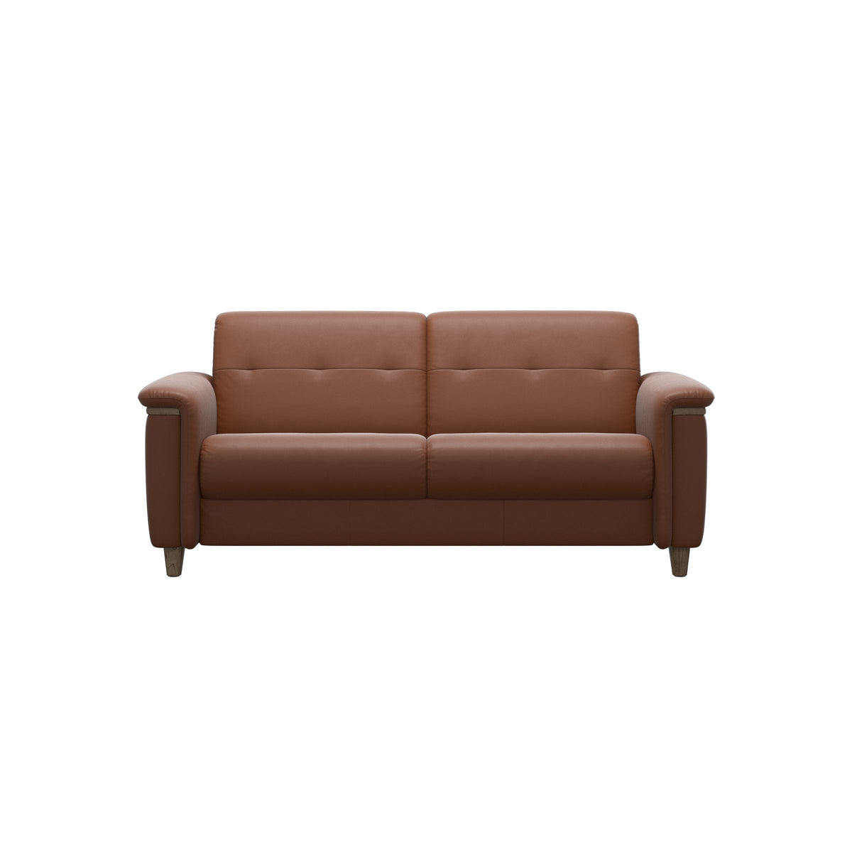 Flora 2.5-Seater - Paloma New Cognac - Smoked Oak