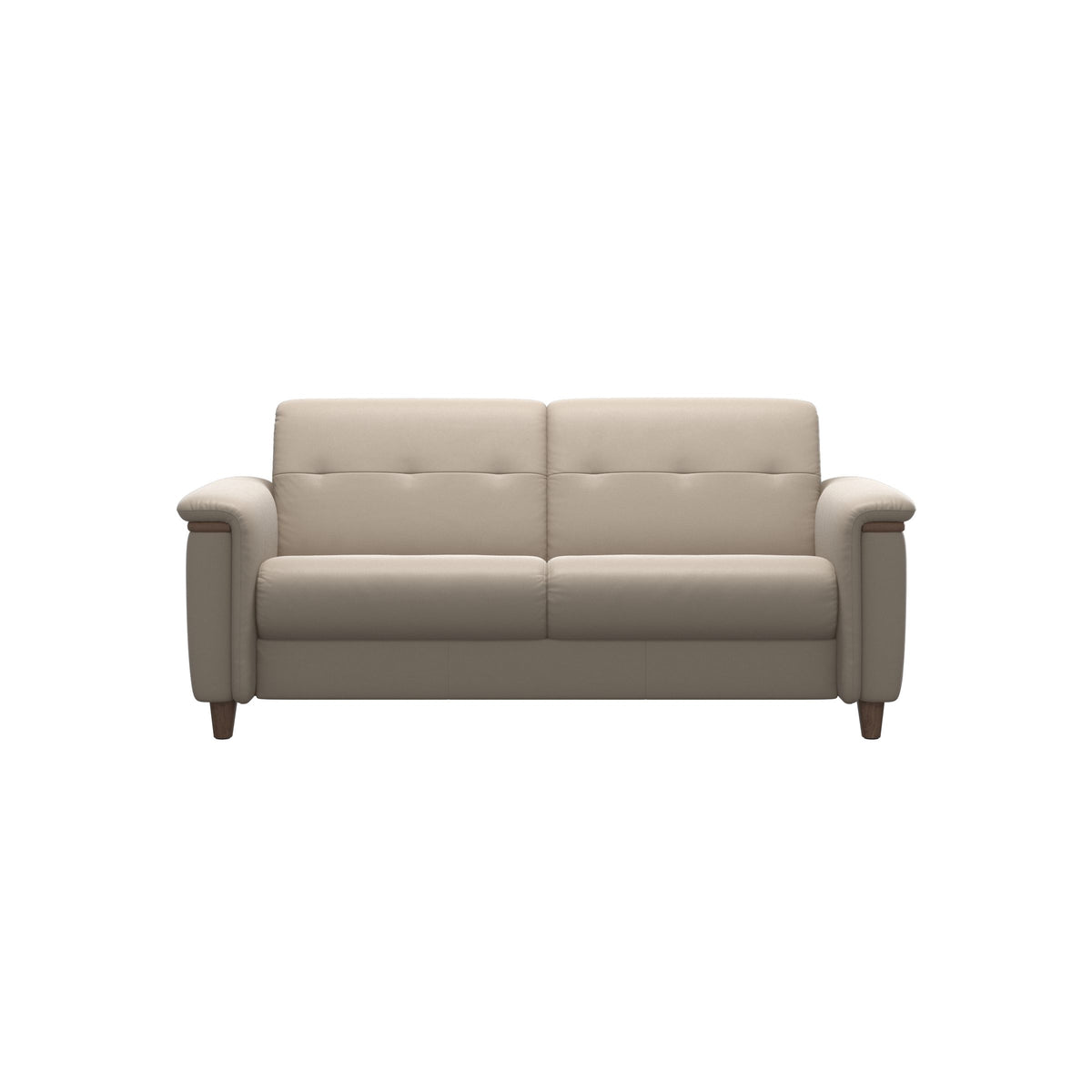 Flora 2.5-Seater - Paloma Mushroom - Walnut