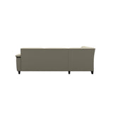 Flora C2-2.5 Corner - Paloma Light Grey - Black