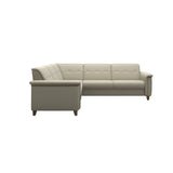 Flora C2-2.5 Corner - Paloma Light Grey - Smoked Oak