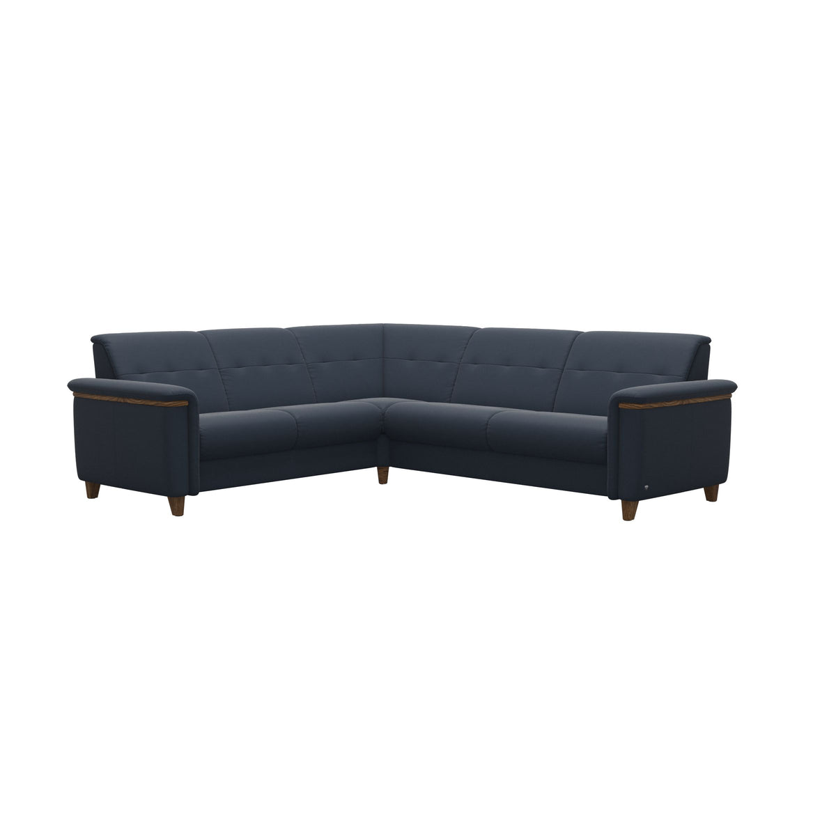 Flora C2-2.5 Corner - Paloma Oxford Blue - Teak