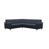 Flora C2-2.5 Corner - Paloma Oxford Blue - Oak