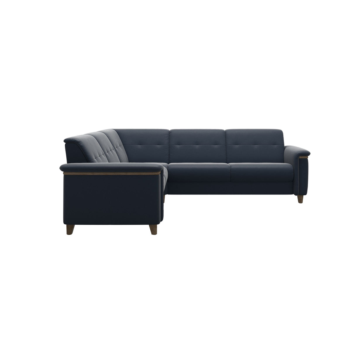 Flora C2-2.5 Corner - Paloma Oxford Blue - Smoked Oak