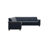 Flora C2-2.5 Corner - Paloma Oxford Blue - Smoked Oak