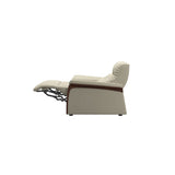 Mary Wood Chair - Paloma Light Grey - Brown