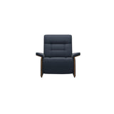 Mary Wood Chair - Paloma Oxford Blue - Teak