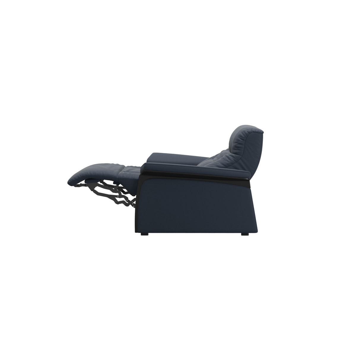 Mary Wood Chair - Paloma Oxford Blue - Black