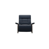Mary Wood Chair - Paloma Oxford Blue - Smoked Oak