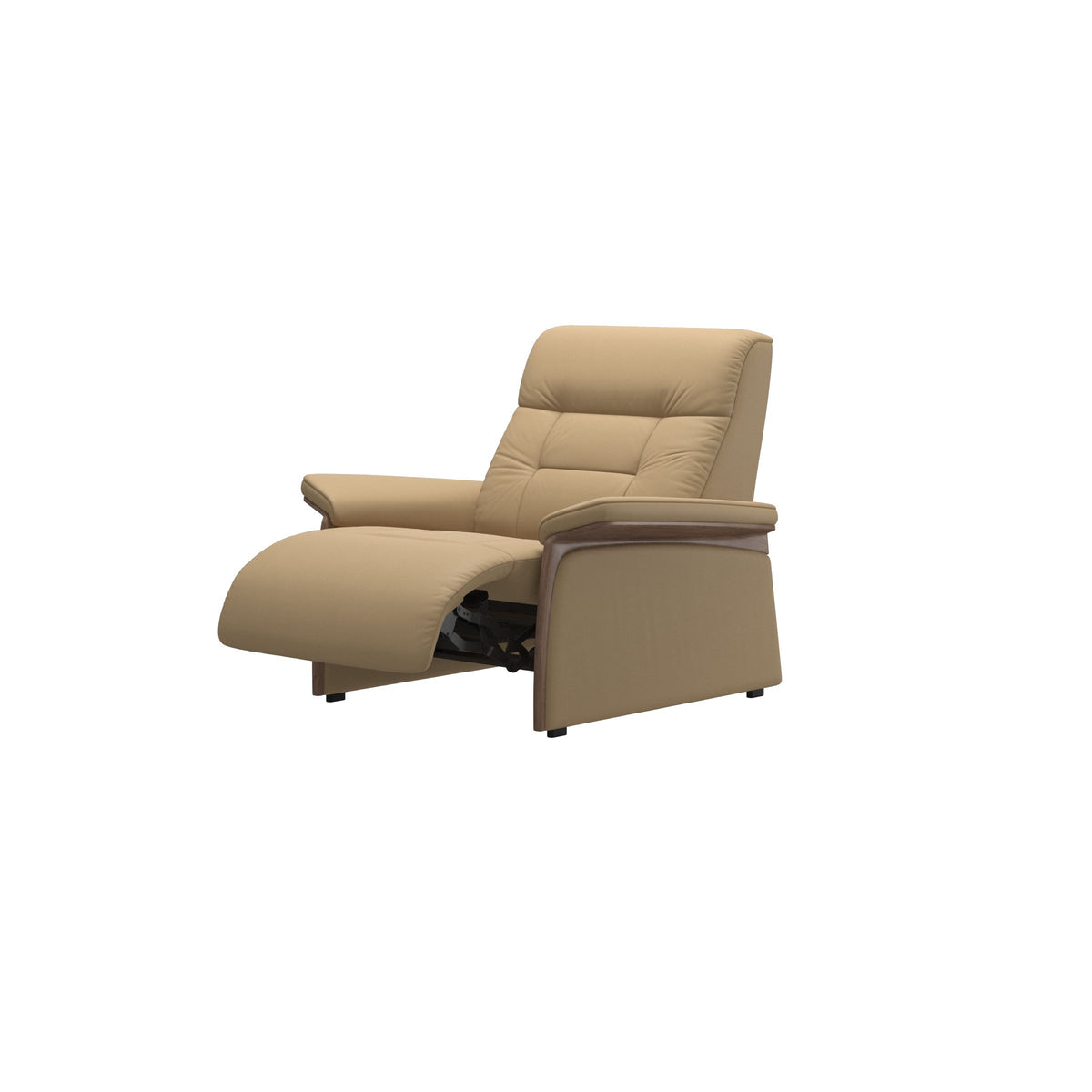 Mary Wood Chair - Paloma Sand - Walnut