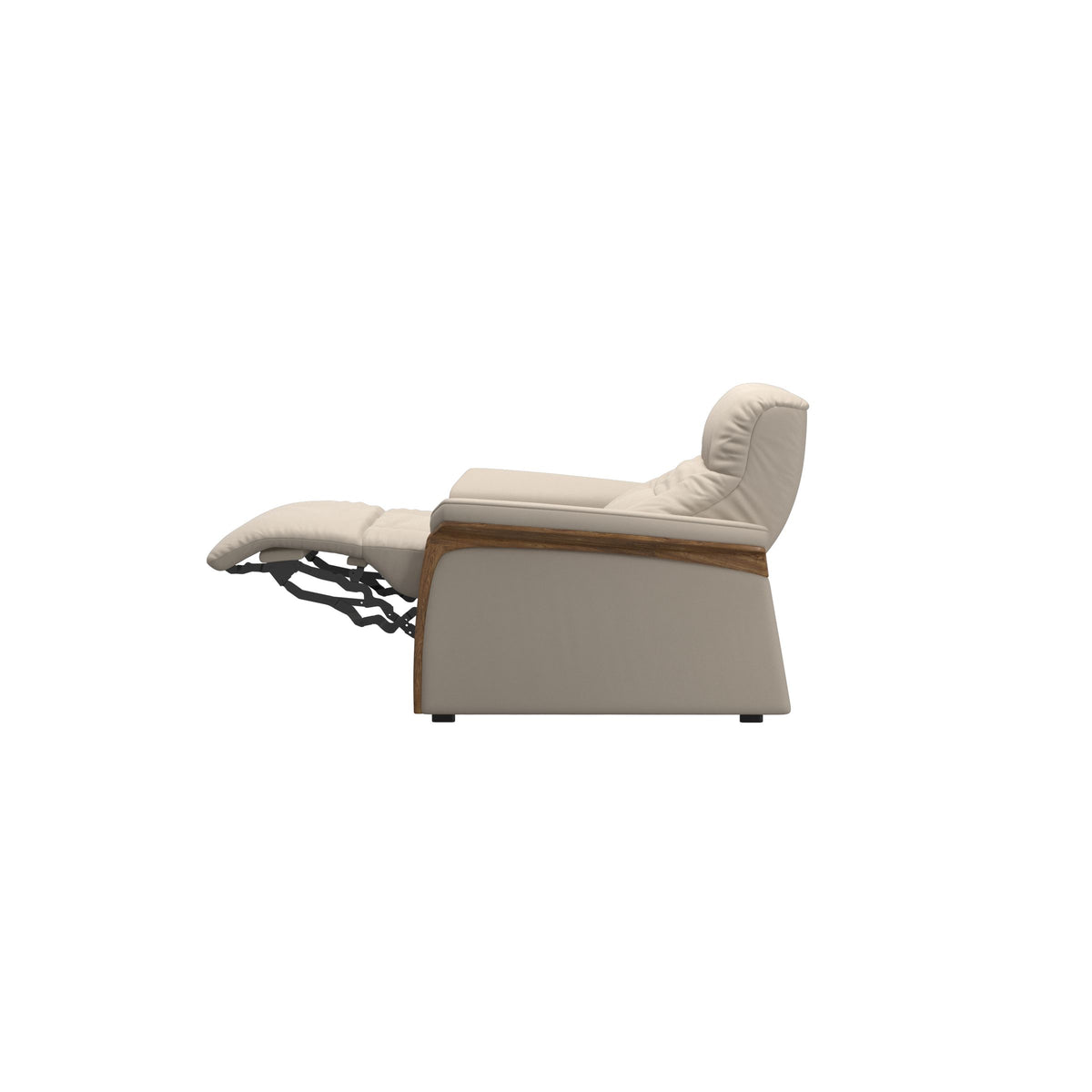 Mary Wood Chair - Paloma Fog - Teak