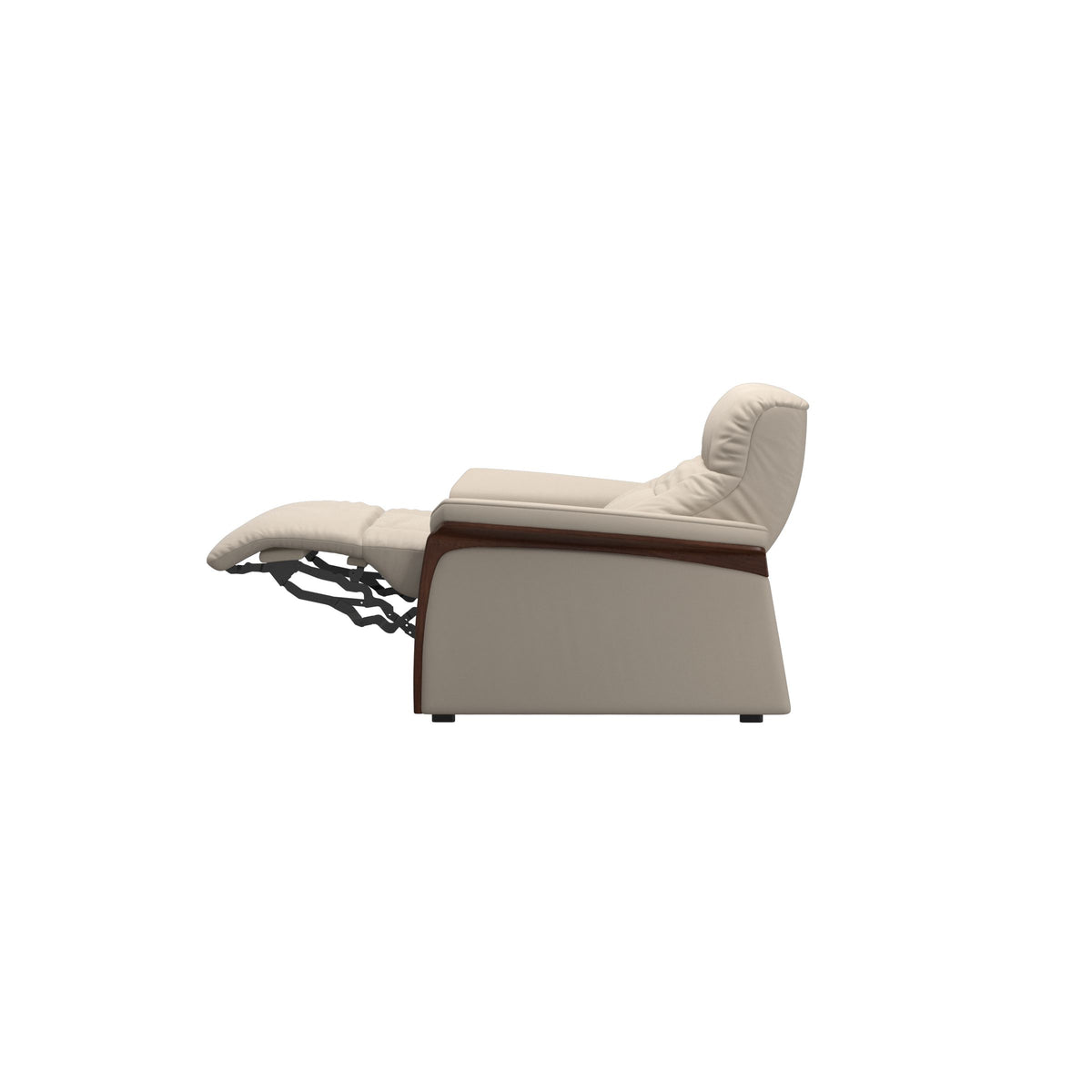 Mary Wood Chair - Paloma Fog - Brown