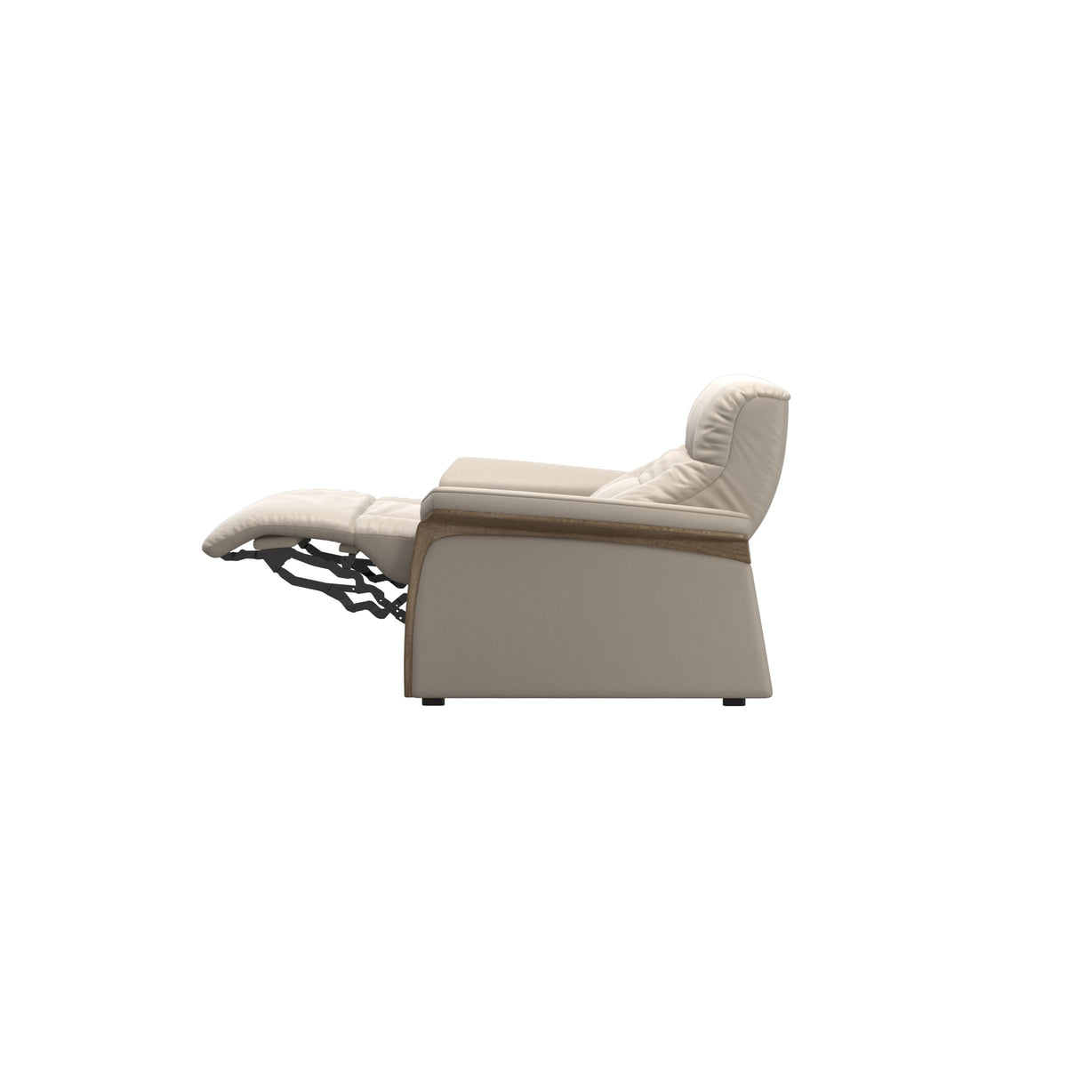 Mary Wood Chair - Paloma Fog - Smoked Oak