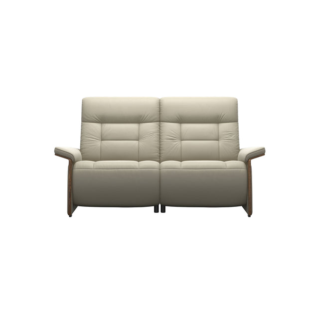 Mary Wood 2-Seat - Paloma Light Grey - Teak