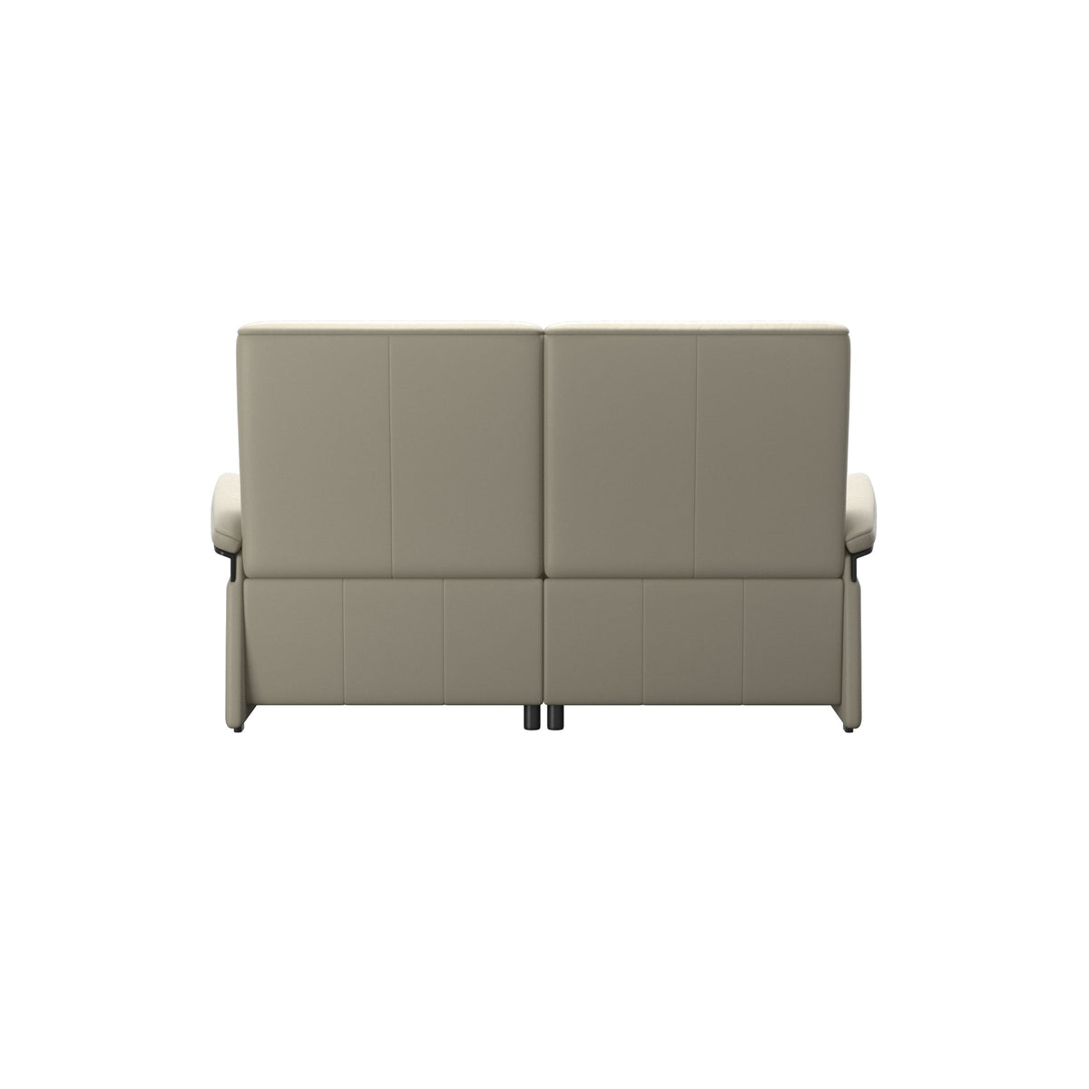Mary Wood 2-Seat - Paloma Light Grey - Black