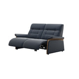 Mary Wood 2-Seat - Paloma Oxford Blue - Teak