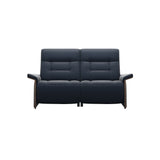 Mary Wood 2-Seat - Paloma Oxford Blue - Walnut